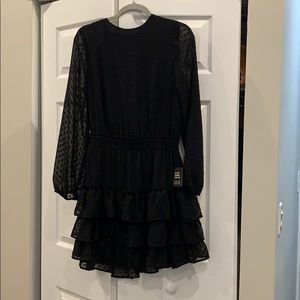 100 % polyester long sleeve express dress